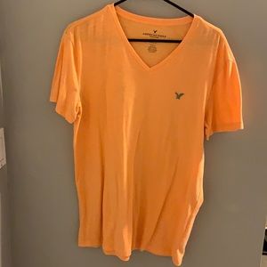 Orange v-neck